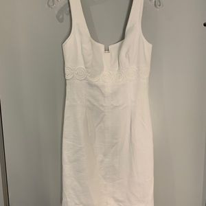 White Trina Turk Sheath Dress